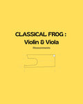 📖 CLASSICAL FROG Measurements (Violin & Viola)